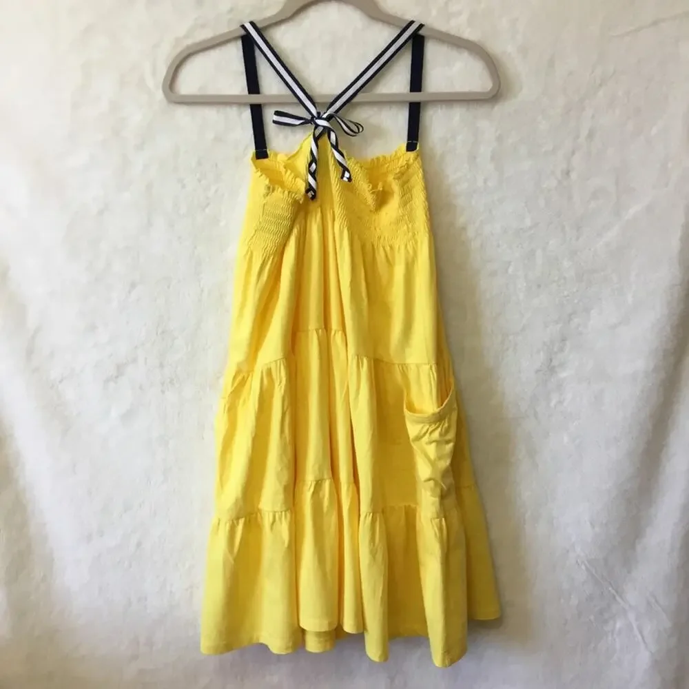 Ralph Lauren Girl Yellow Adorable Summer Dress
